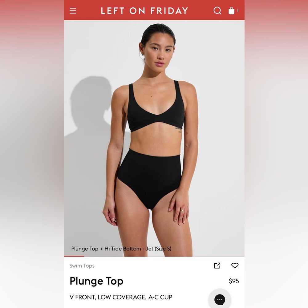 Left On Friday Plunge Top